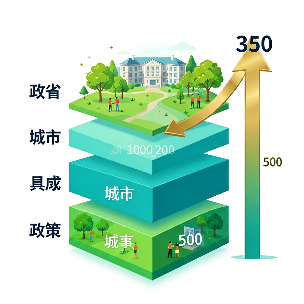 制造业单项冠军四级奖励政策叠加示意图